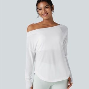 Halara one shoulder long sleeve